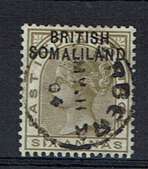 Image of Somaliland Protectorate SG 7a FU British Commonwealth Stamp